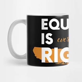 Equality is every human's right Mug